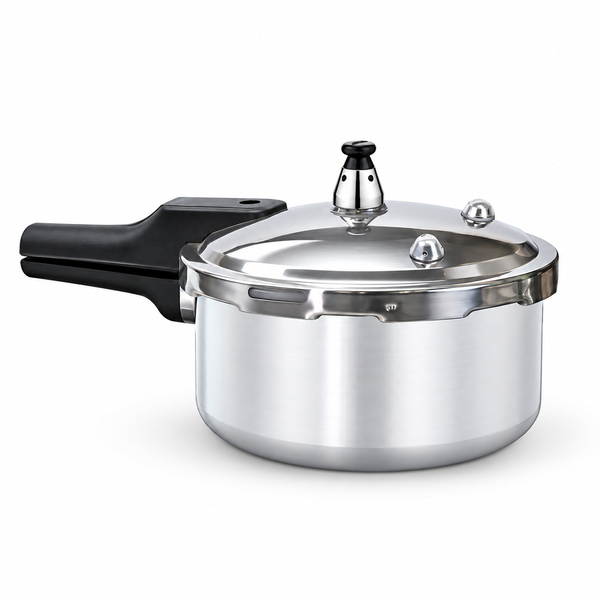 Olla A Presión Home Elements 2 L Con Tapa De Acero Y Cierre Externo