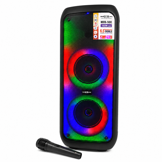 Cabina Maxlin Mx6 Recargable - 2x6.5"