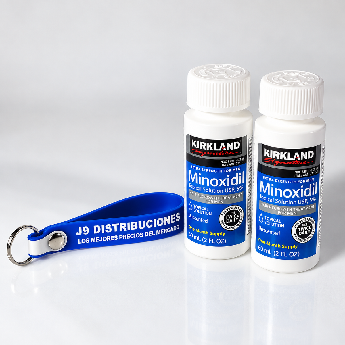 Minoxidil Kirkland Signature 5% x 3 Frascos De 60 ml