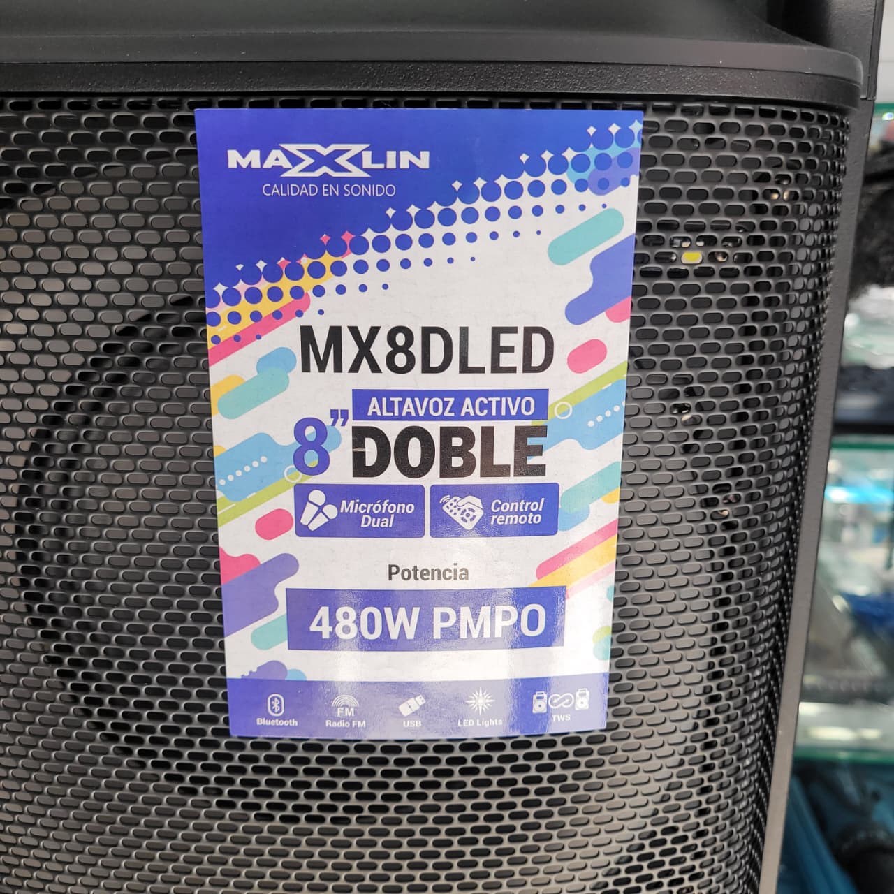 Torre Maxlin Doble 8" - Conexion Panel Led