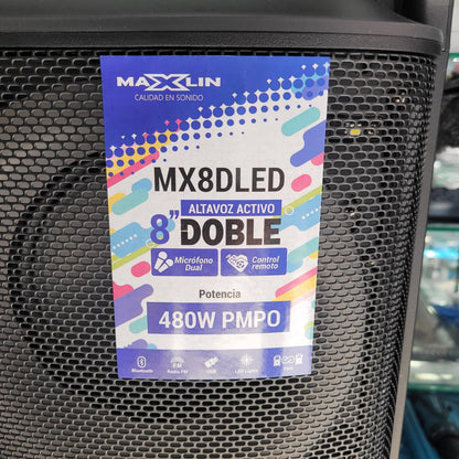 Torre Maxlin Doble 8" - Conexion Panel Led