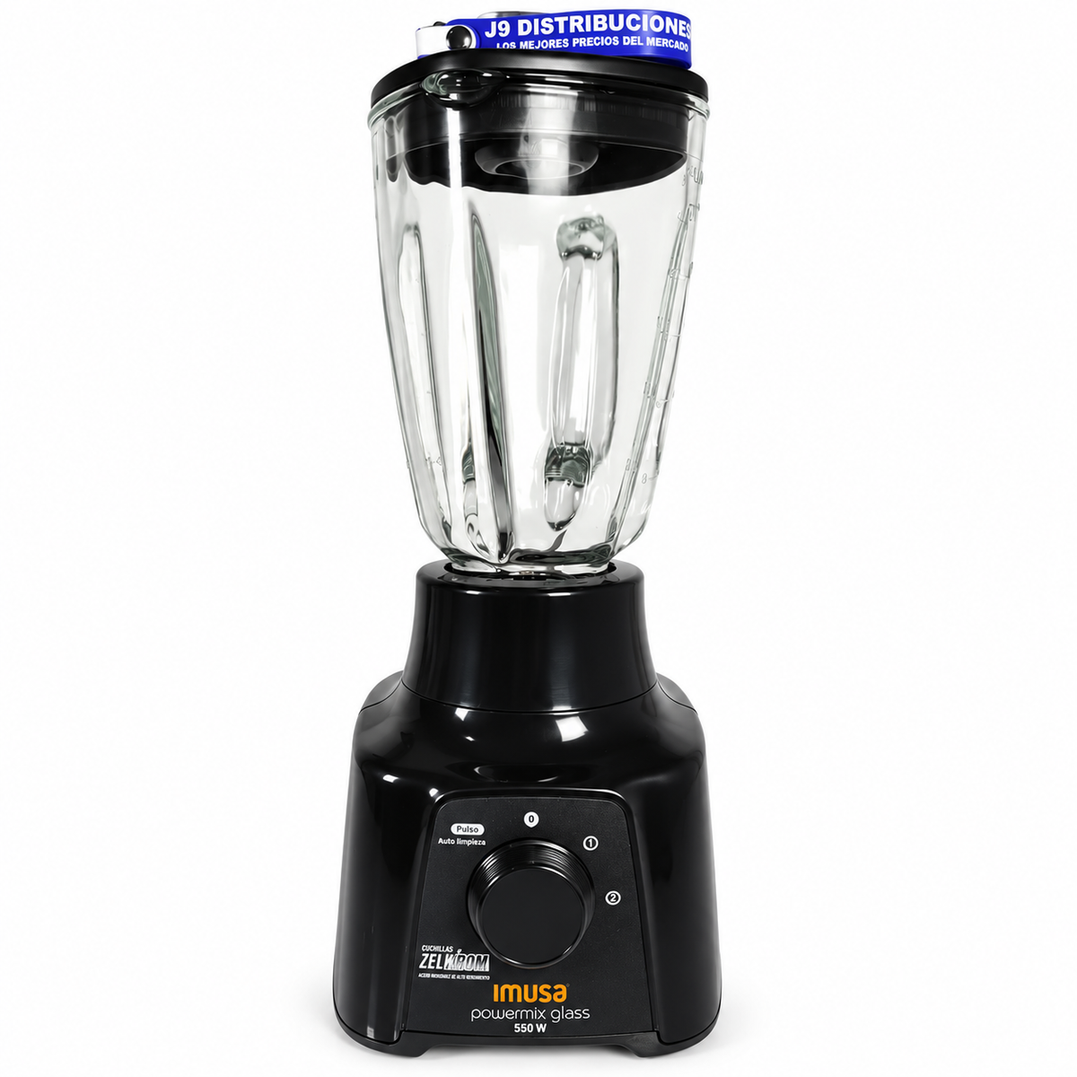 Licuadora IMUSA Power Glass Con Vaso De Vidrio Y 2 Velocidades