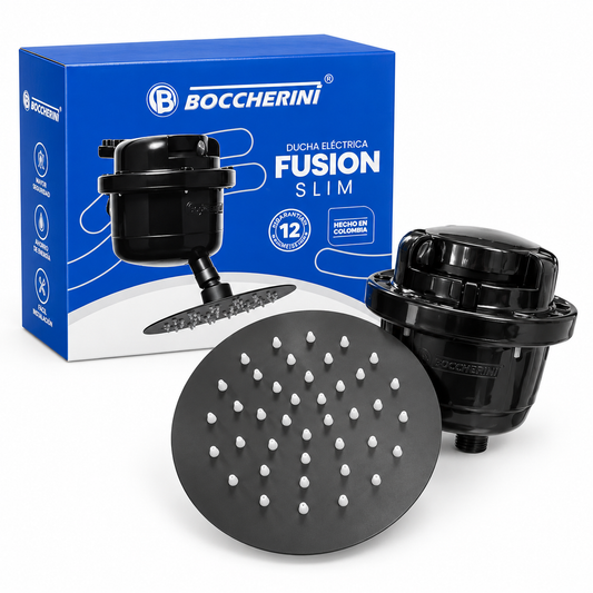 Ducha Regadera Slim Boccherini 110v Negra