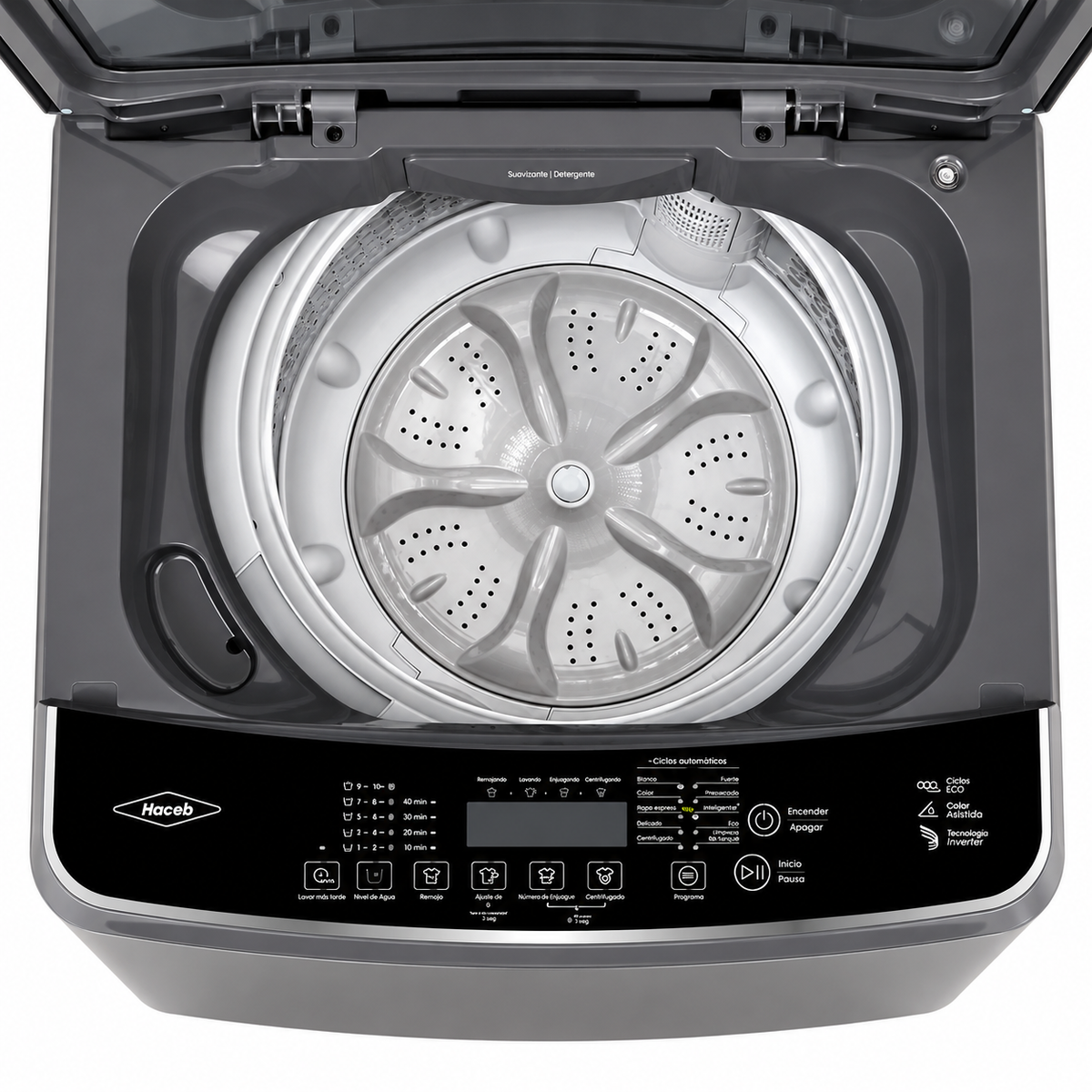 Lavadora Haceb Carga Superior 22 Kg — LAV CS 22 KG D GC