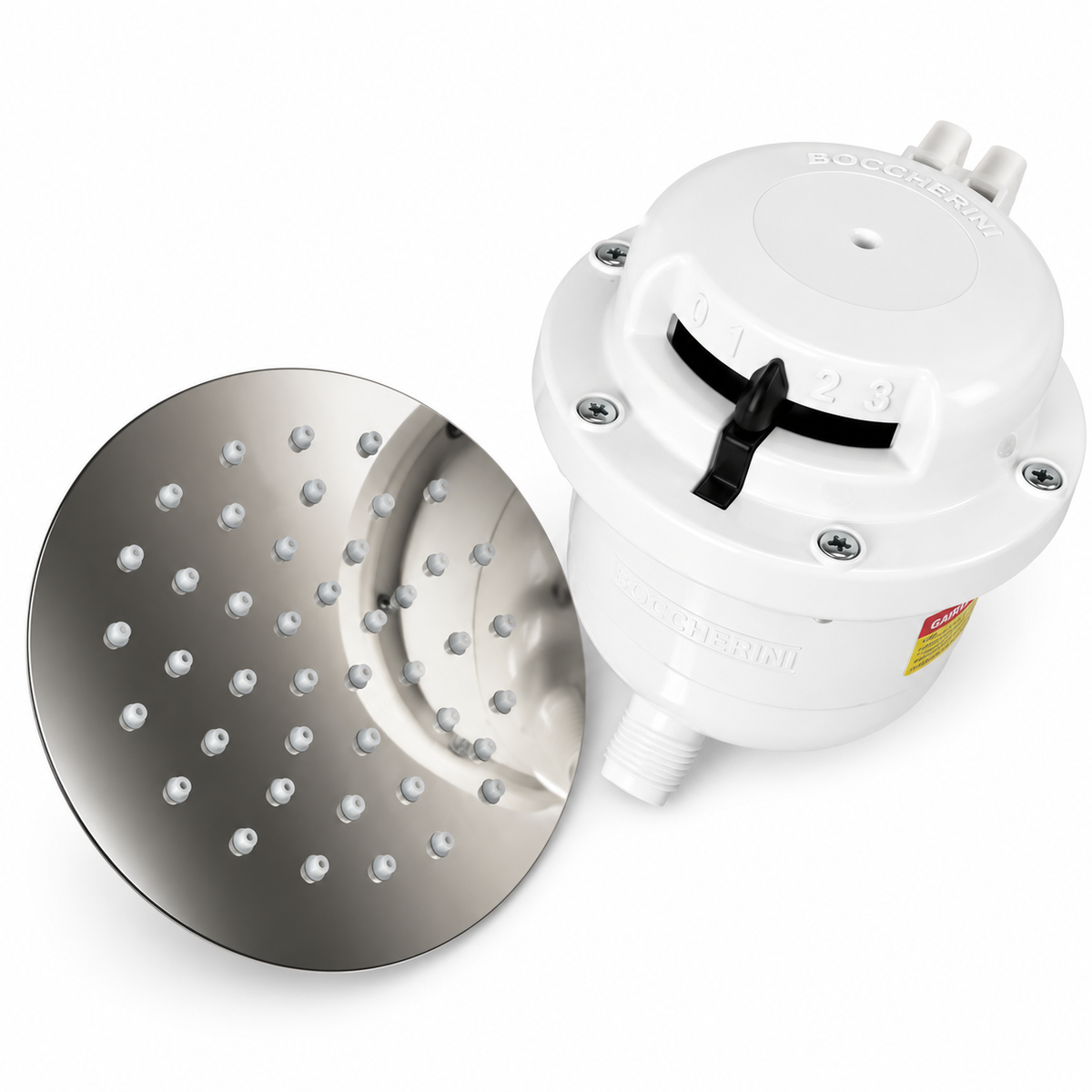 Ducha Eléctrica Boccherini 220 V Blanca Con Regadera