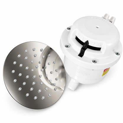Ducha Eléctrica Boccherini 220 V Blanca Con Regadera