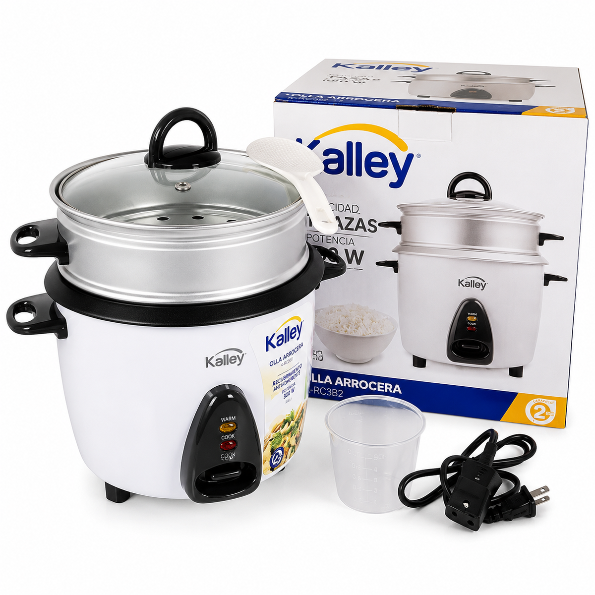 Arrocera Kalley 7 Tazas Blanca