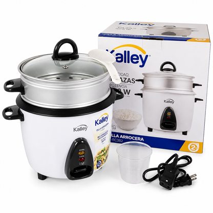 Arrocera Kalley 7 Tazas Blanca