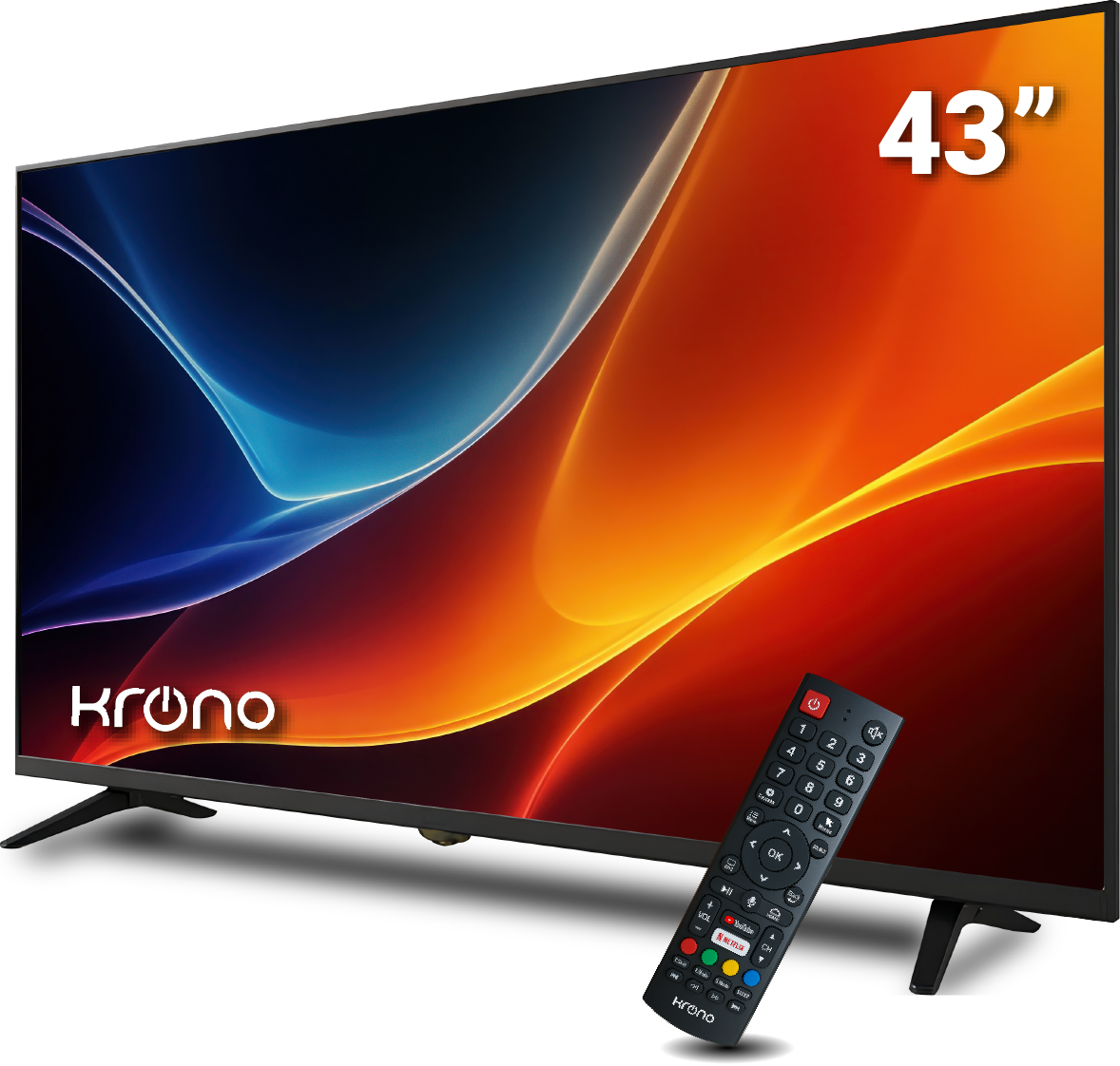 Televisores De 43" Smart Tv Krono