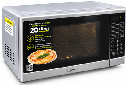 Microondas Haceb 20 Litros Color Plata