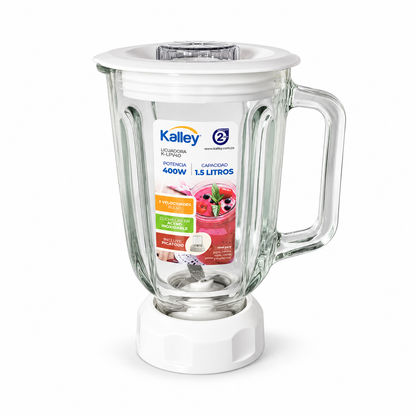 Licuadora Kalley K-lpc40 Vaso De Vidrio + Picatodo