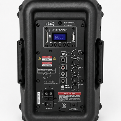 Cabina Kalley 8" Recargable Spk50w