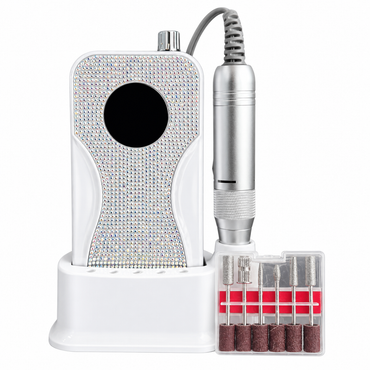 Drill De Uñas Inalámbrico SG720 45.000 RPM Con Fresas Y Mirellado