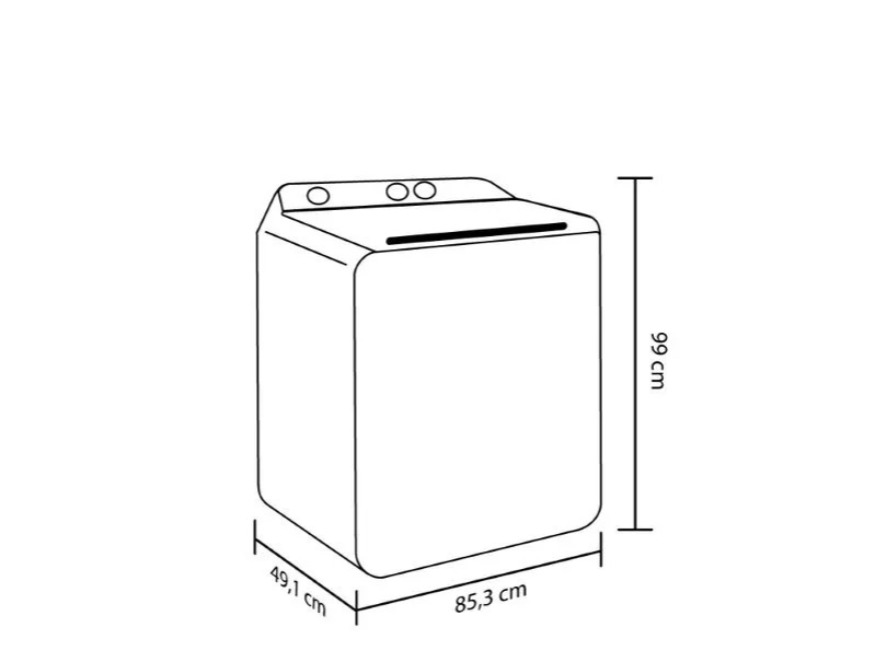 Lavadora Haceb Semiautomática De 13 K Sa Bl