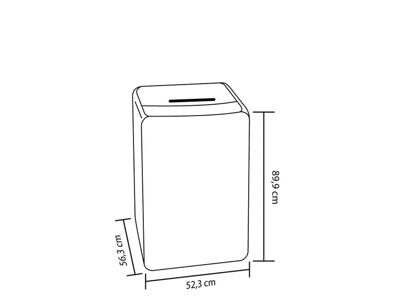 Lavadora Digital Gris De 8,5 Kg Pf D Gr