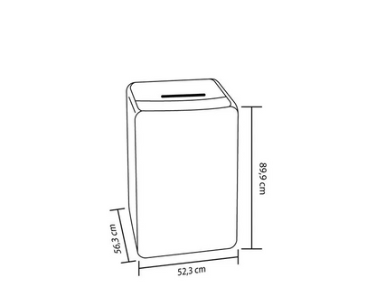 Lavadora Digital Gris De 8,5 Kg Pf D Gr