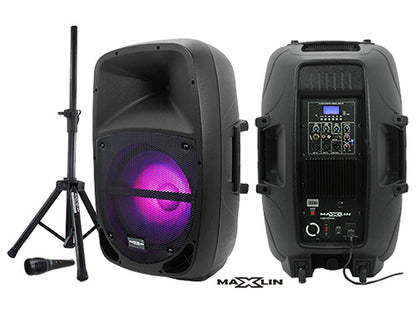 CABINA DE SONIDO MAXLIN 15" 960W