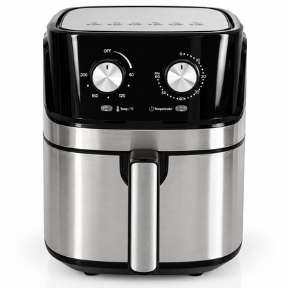 Freidora De Aire Kalley K-MAF6 De 6.3 Litros 1700 W Negra
