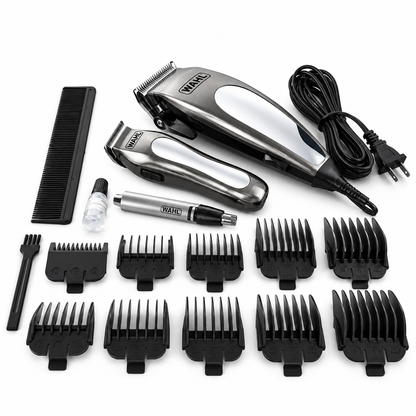 Maquina De Motilar Combo Wahl Deluxe 21 Piezas