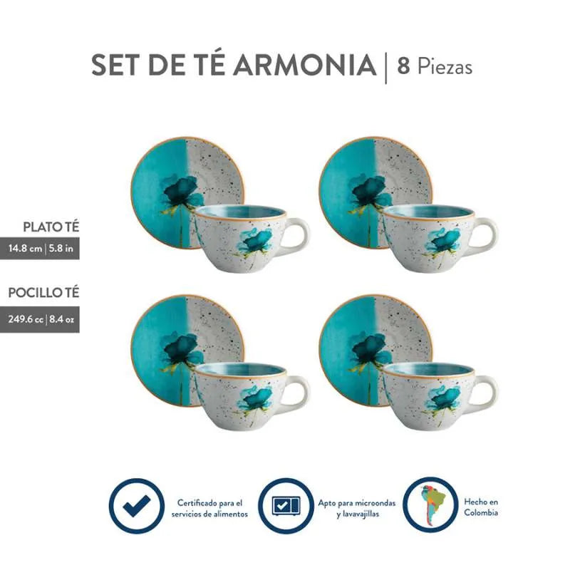 Juego De Té Corona Armonía