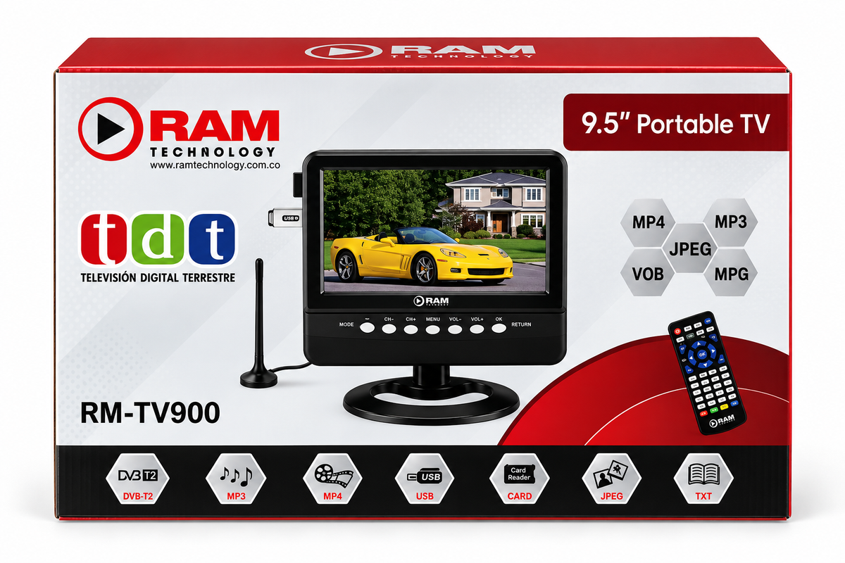 Televisor Portátil 9.5"