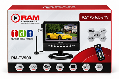 Televisor Portátil 9.5"