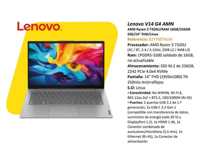 Computador Lenovo V14 G4 Amn