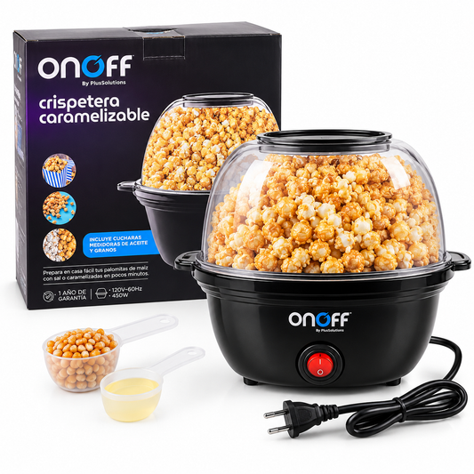 Crispetera Caramelizadora Eléctrica ONOFF