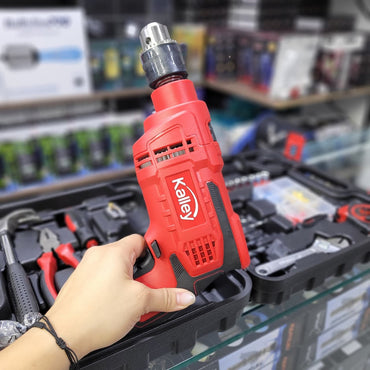 Taladro Kalley Percutor Con Kit Herramientas