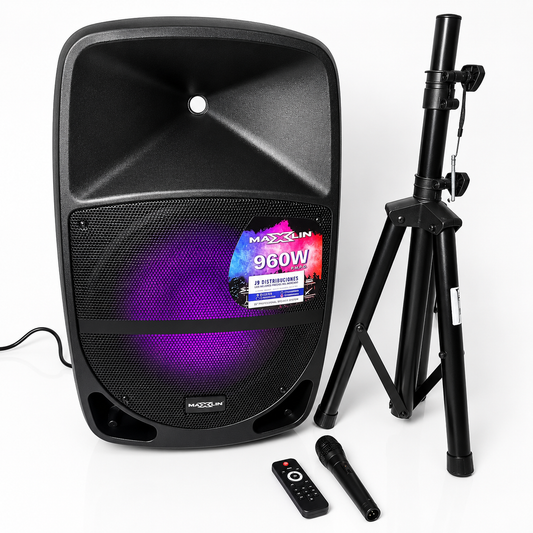 Cabina De Sonido Maxlin 15" 960w