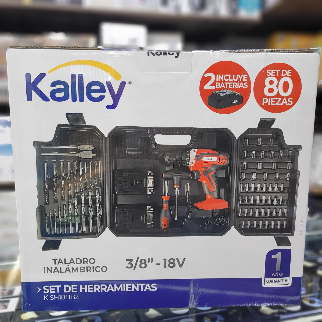 Taladro Inalámbrico Kalley 2 Baterías