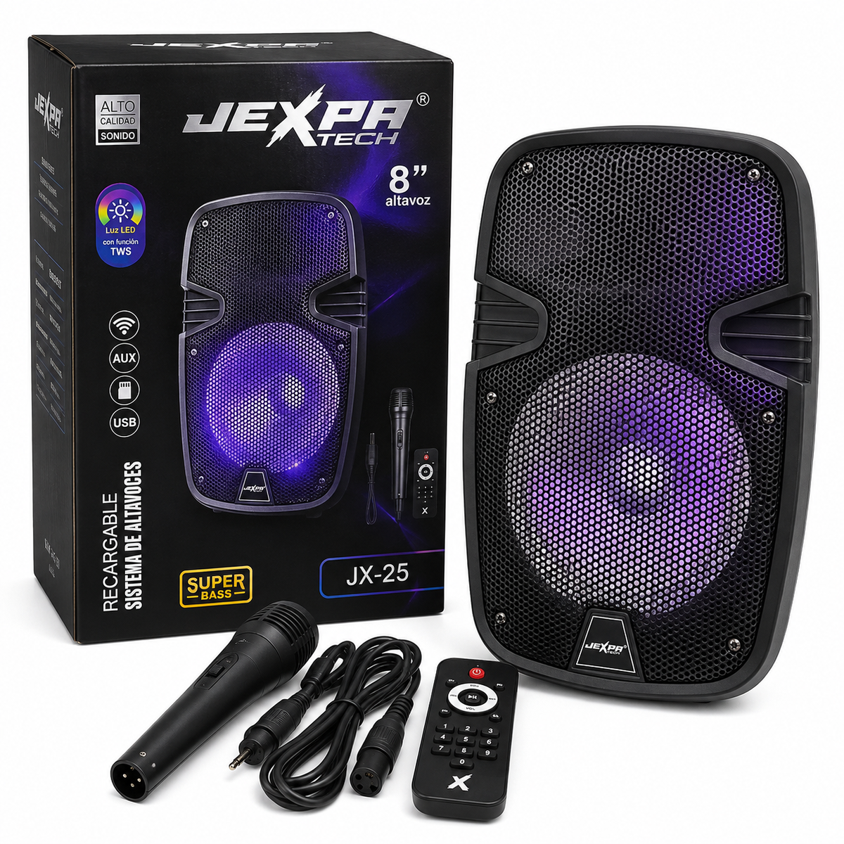 Cabina Jexpa 8" Jx-25
