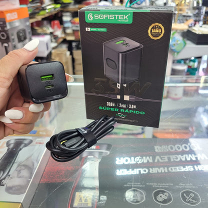 Cargador Sofisteck 35w Tipo C
