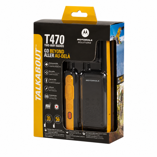 Radios Motorola Talkabout T470 Kit x2