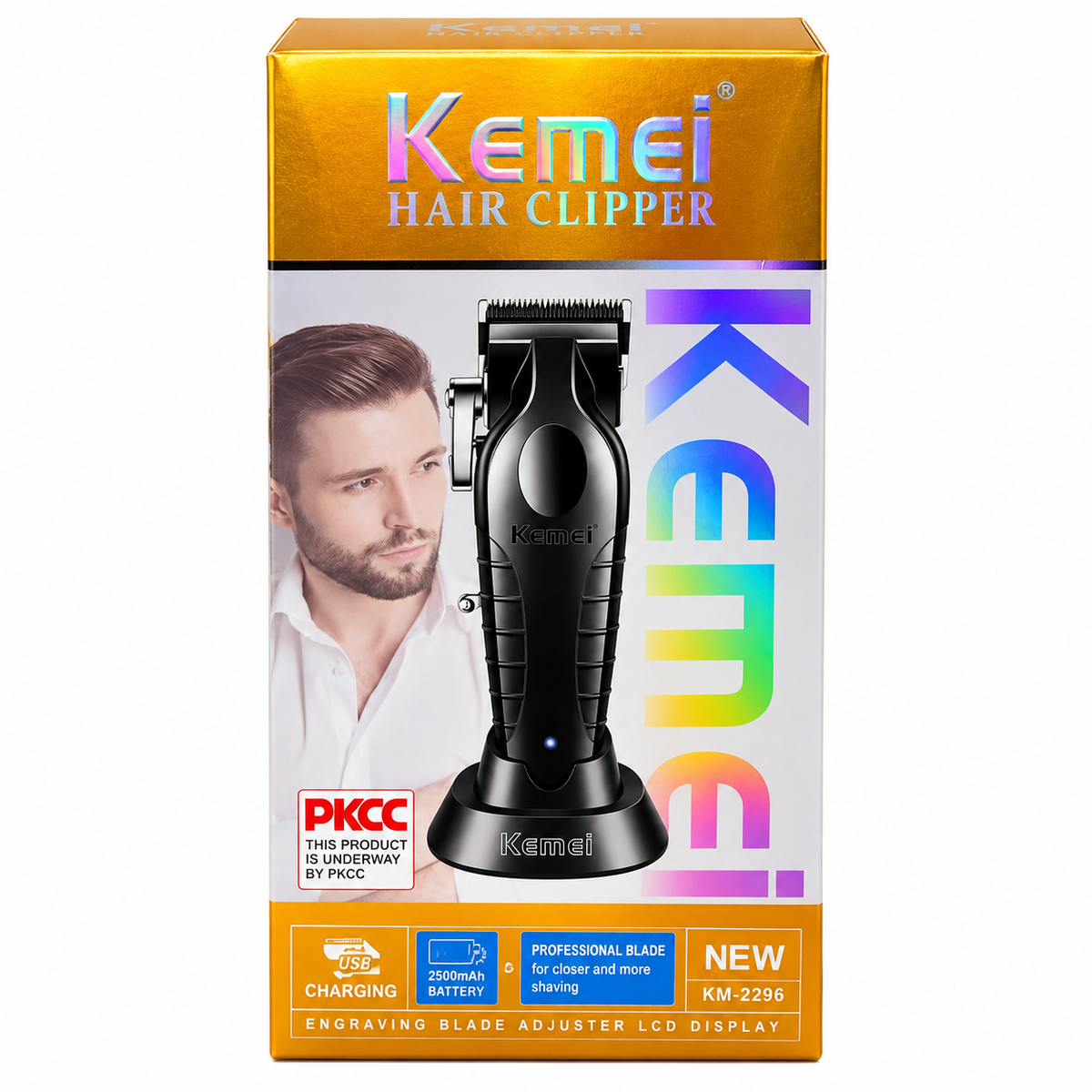 Maquina De Motilar Kemei 2296
