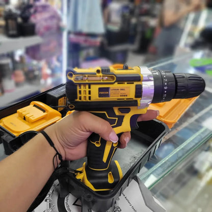 Taladro Inalambrico 2 Baterias Fontor