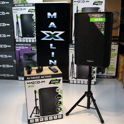 Cabina De Sonido Maxlin 10" 640w