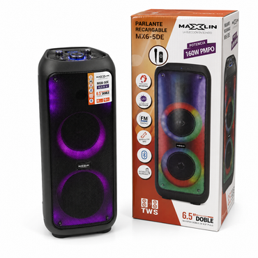 Cabina Maxlin Mx6 Recargable - 2x6.5"