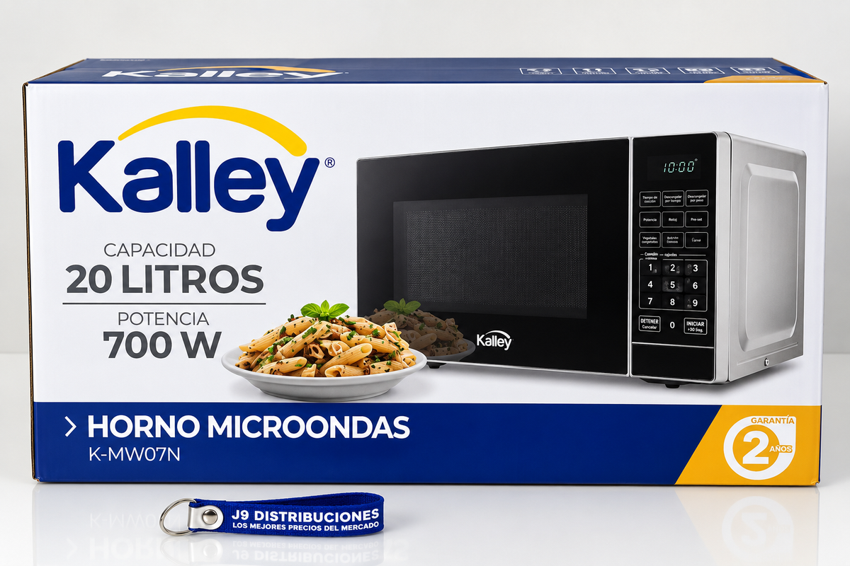 Horno Microondas KALLEY K-MW07BNG Negro De 20 Litros Y 700 W