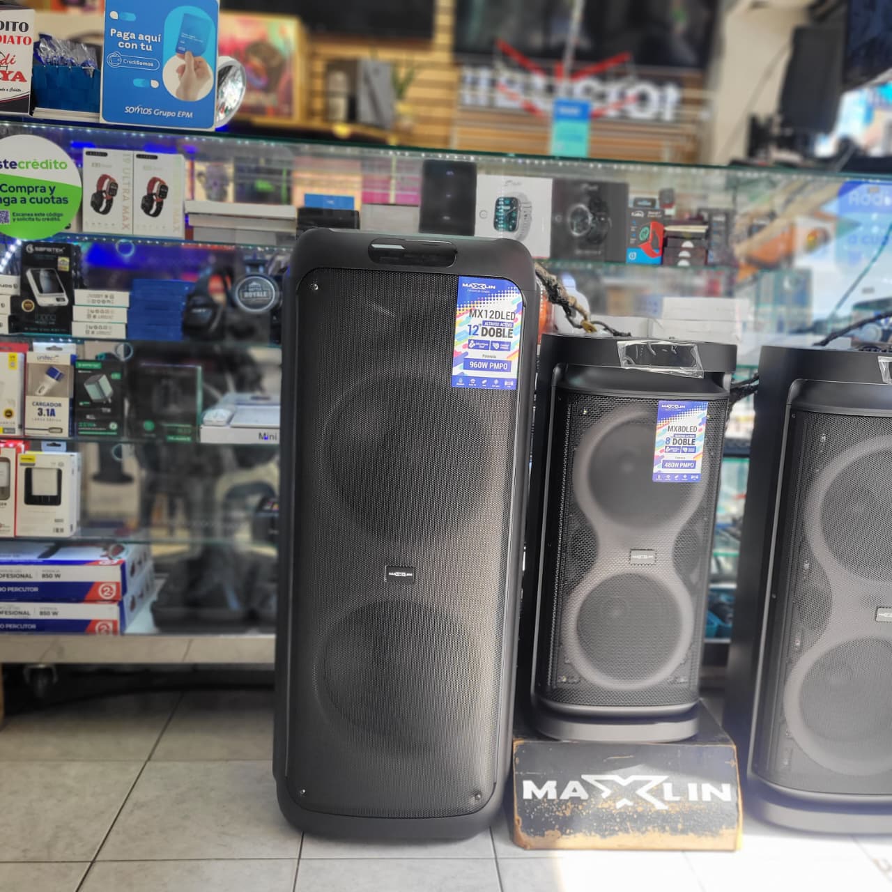 Torre Maxlin Doble 12"  Panel Led