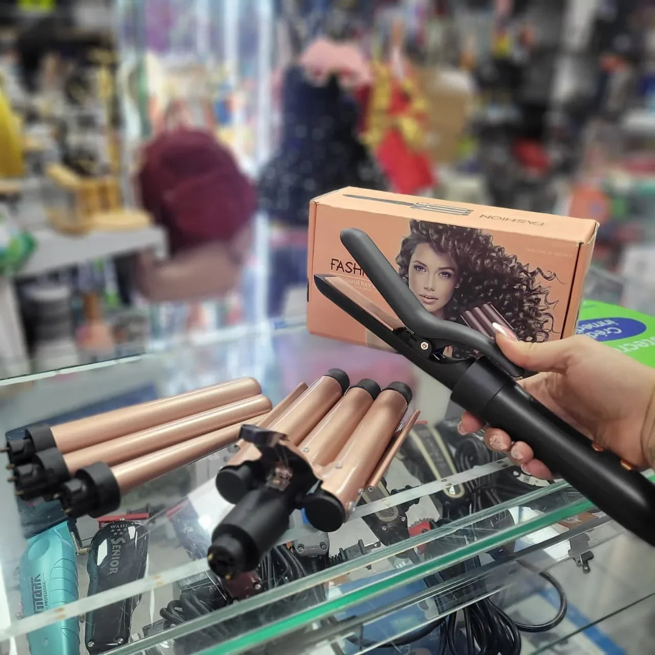 Rizador Sirena Tubos Intercambiables