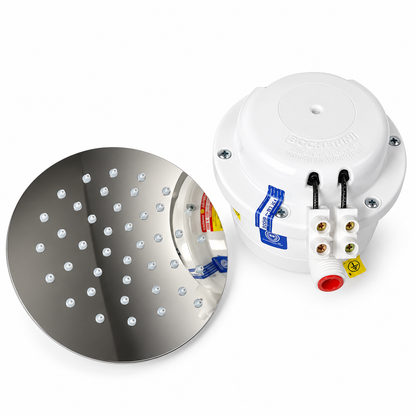 Ducha Eléctrica Boccherini 110 V Blanca Con Regadera