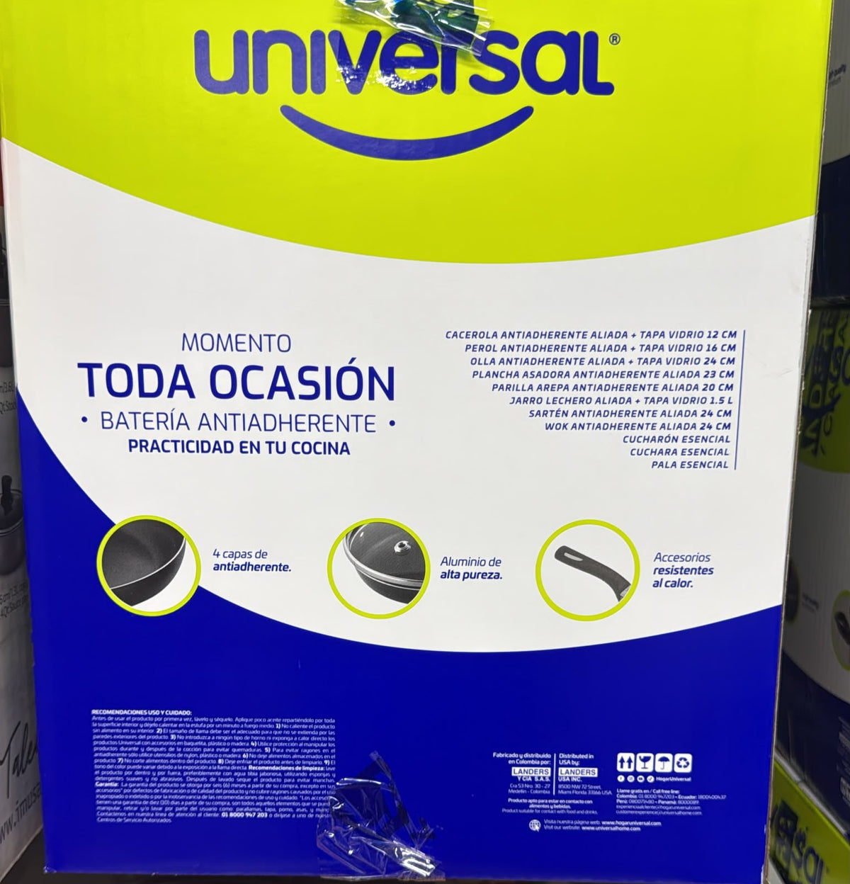 Juego De Ollas Momentos Universal 15 Piezas