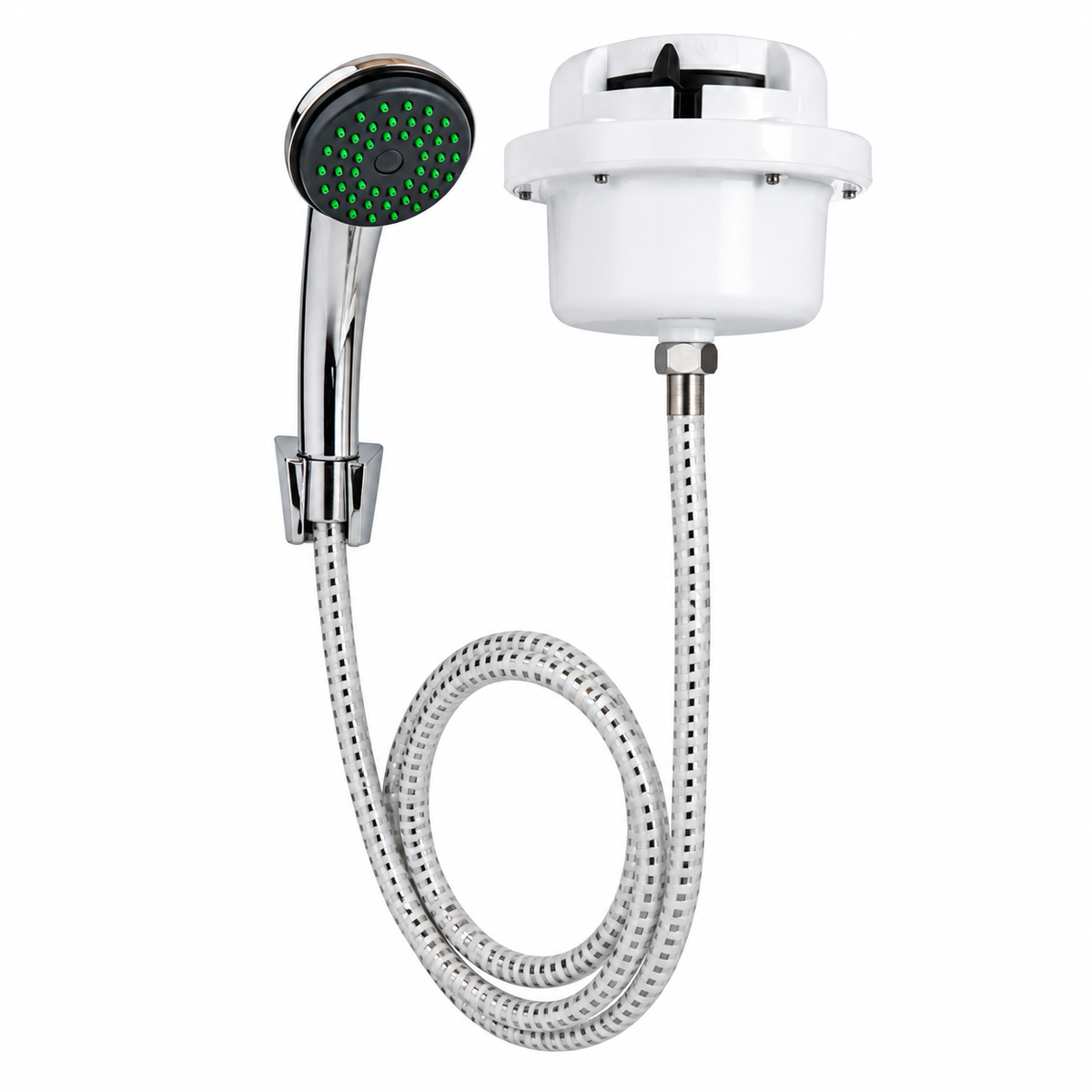 Ducha Eléctrica Boccherini 110 V Blanca Con Regadera
