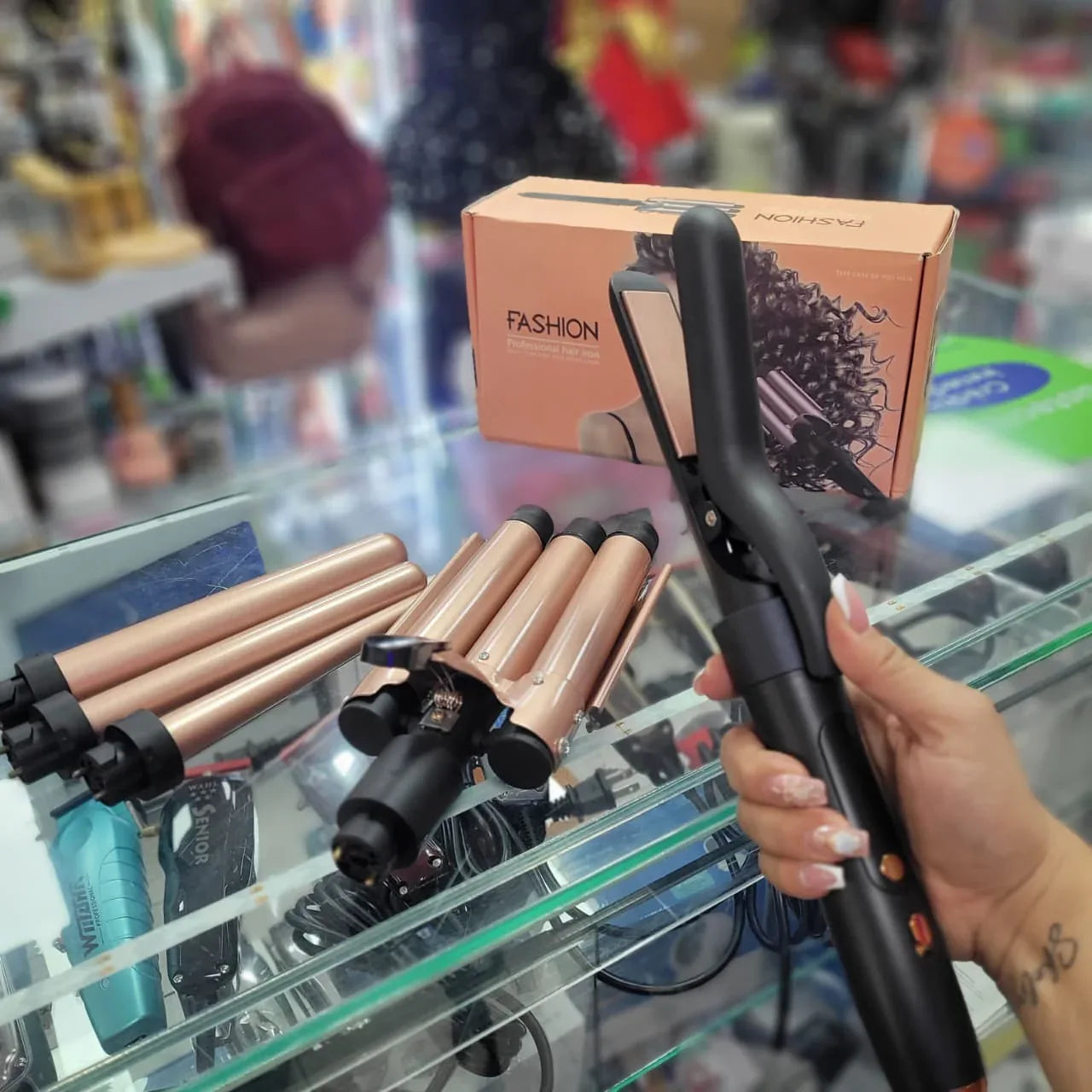 Rizador Sirena Tubos Intercambiables