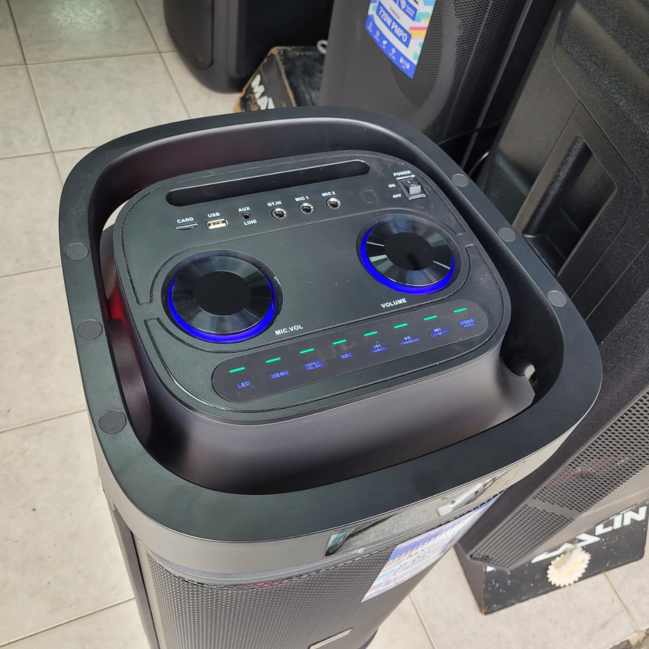 Torre Maxlin Doble 8" - Conexion Panel Led