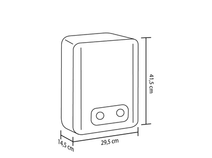 Calentador De Paso A Gas Natural 5.5 Litros Bambú
