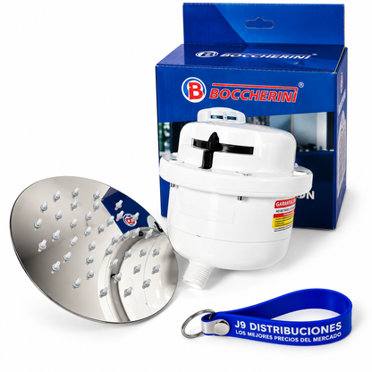 Ducha Eléctrica Boccherini 110 V Blanca Con Regadera