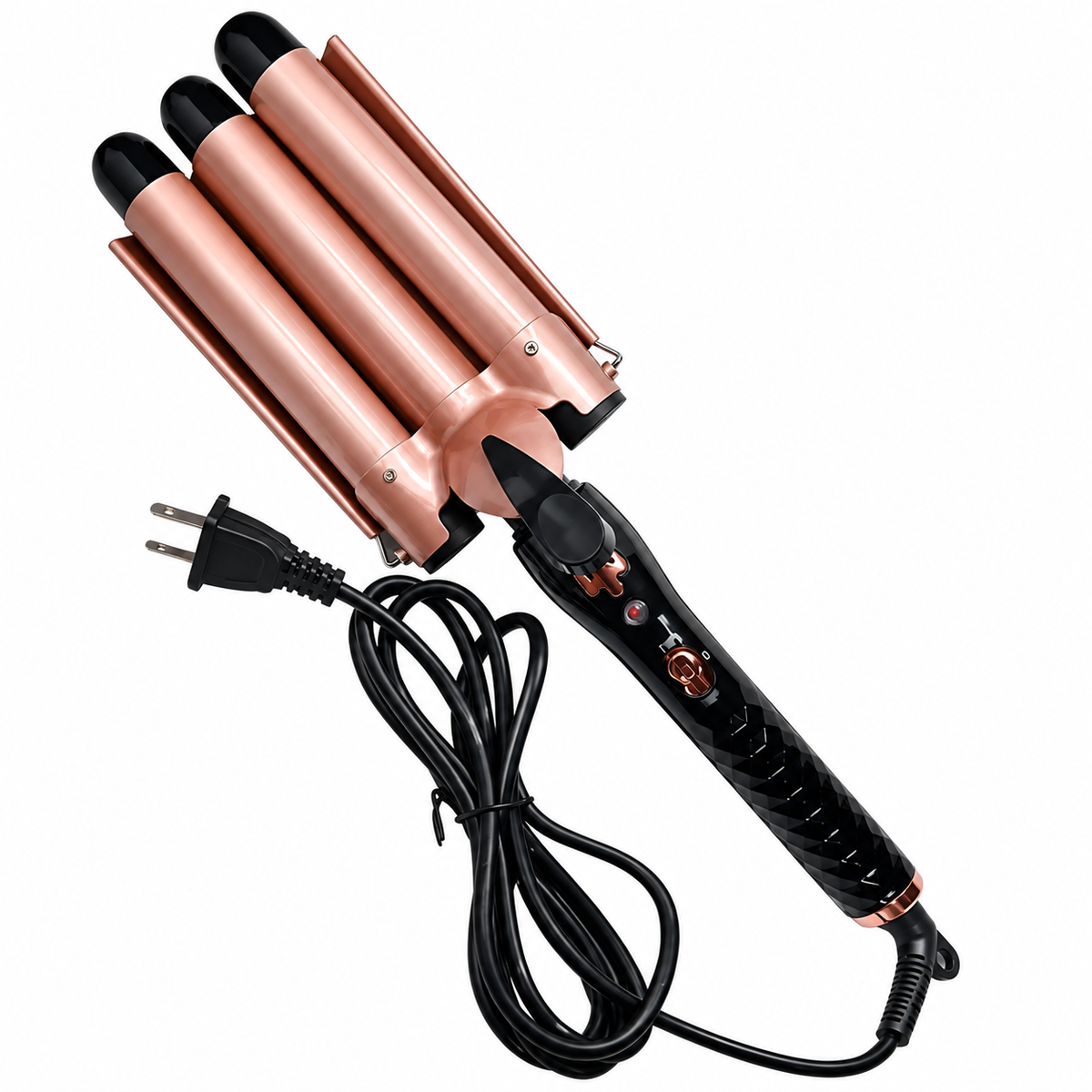 Rizador Ondas De Sirena 3 Tubos Pronova Keratin 3D PRO