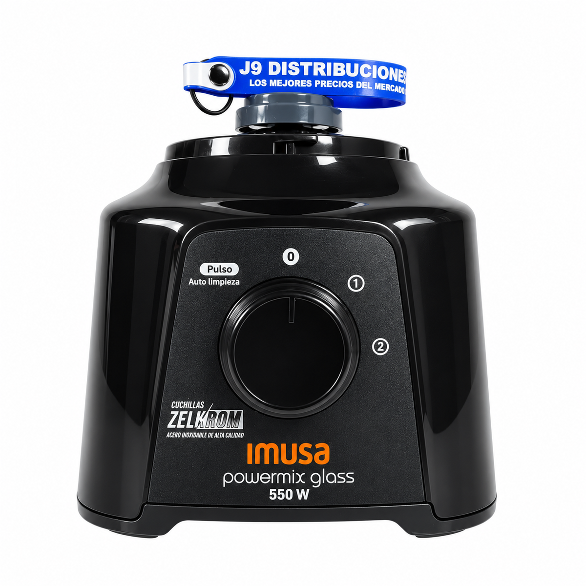 Licuadora IMUSA Power Glass Con Vaso De Vidrio Y 2 Velocidades
